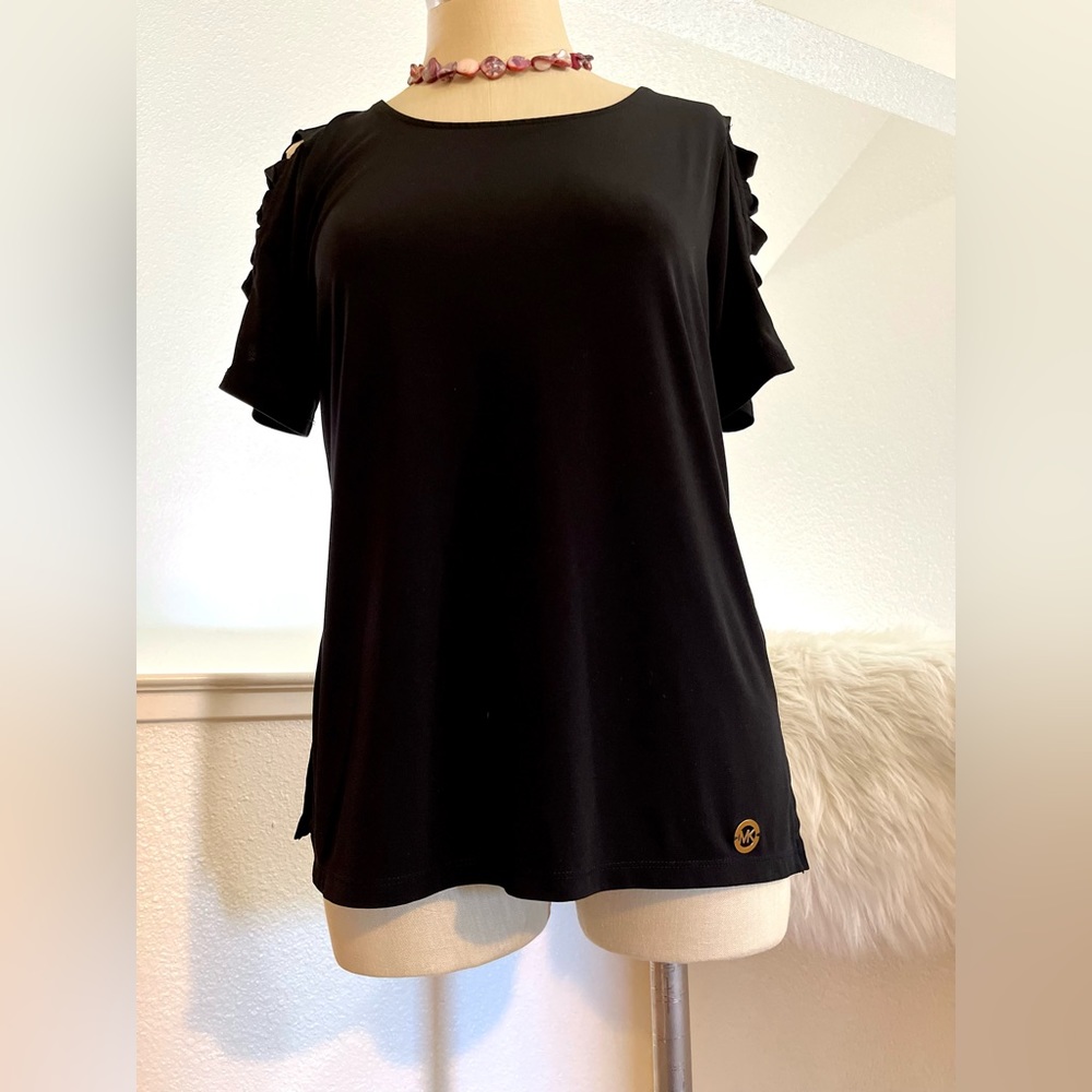 EUC M Black Michael Kors Top